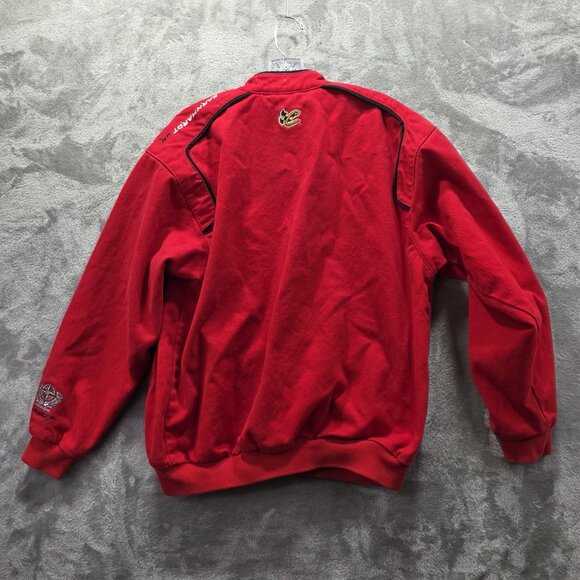 Vintage Dale Earnhardt Jr. Racing Jacket Youth Boys Size 18/20 XL Red Button Up - Picture 7 of 15